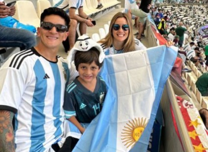 Cano acompanha estreia da Argentina na Copa