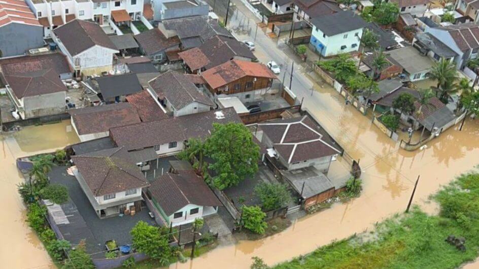 Alagamento em Joinville