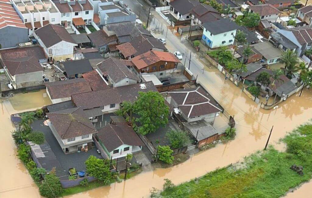 Alagamento em Joinville
