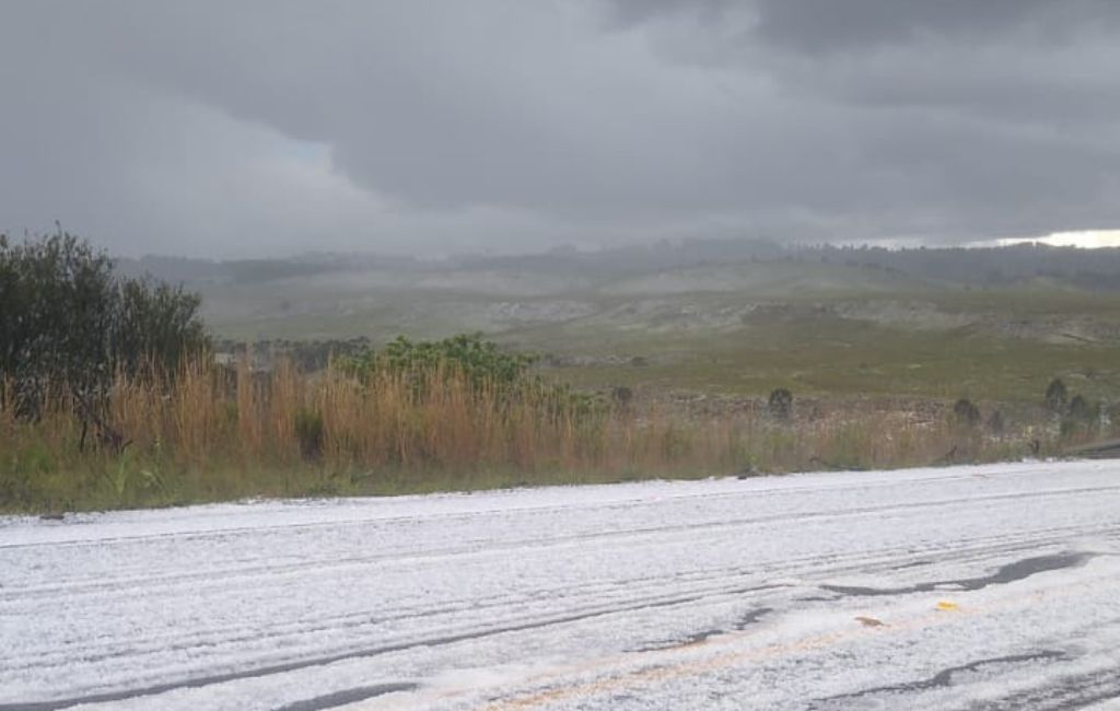 Granizo em Urubici
