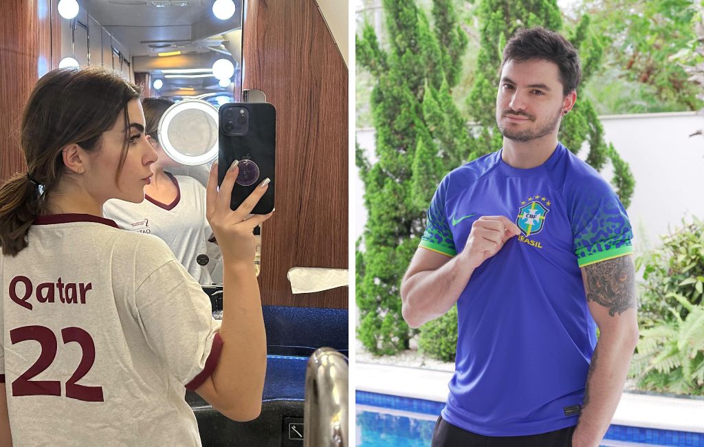 Jade Picon e Felipe Neto