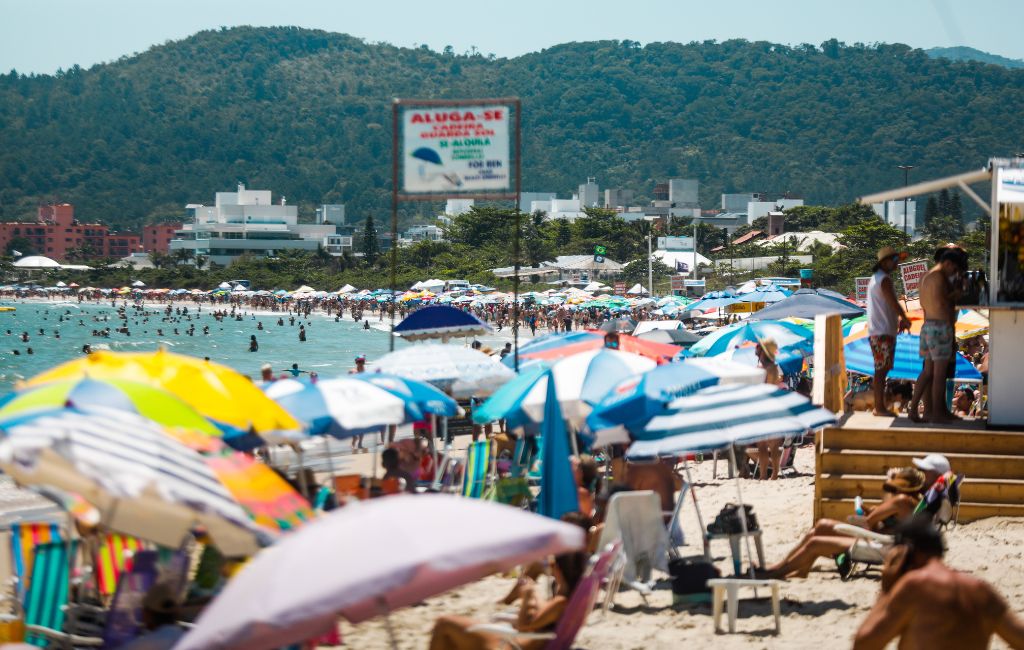 Praia de Jurerê, em Florianópolis