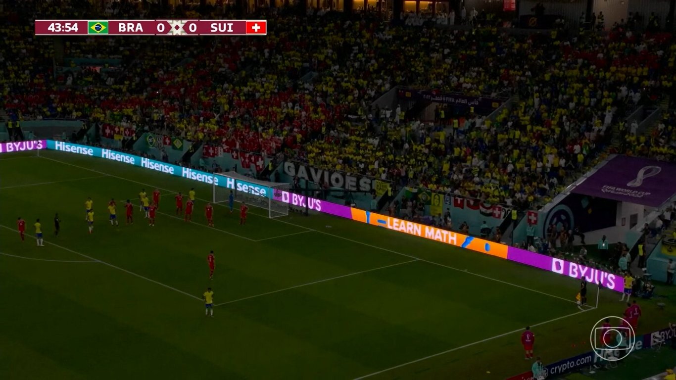 Apagão ocorreu no primeiro tempo do jogo