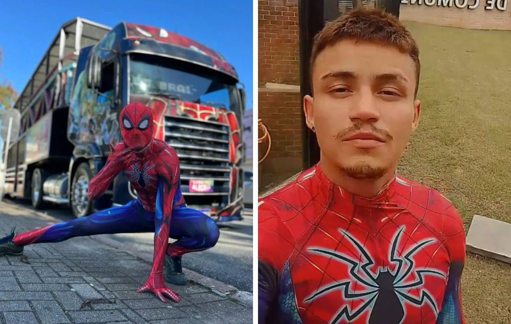 homem aranha, carreta alegria