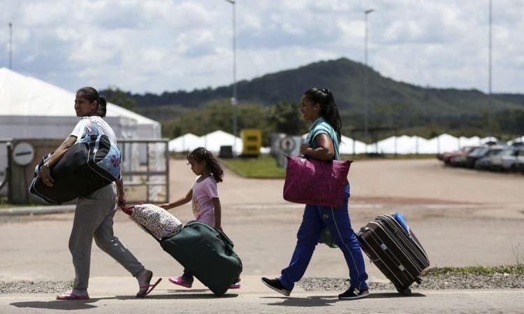 Imigrantes venezuelanos
