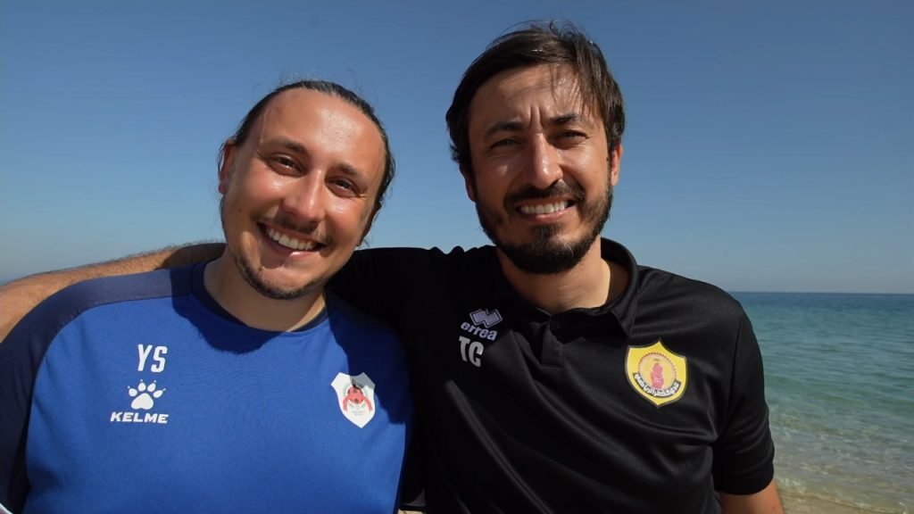 Yuri e Thiago são de Criciúma e moram no Catar