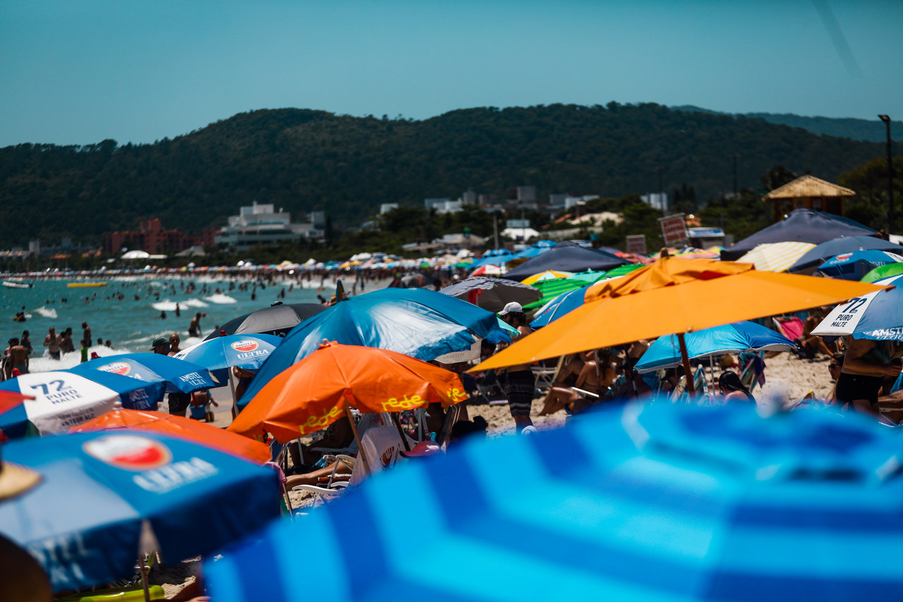 Praia de Jurerê, em Florianópolis