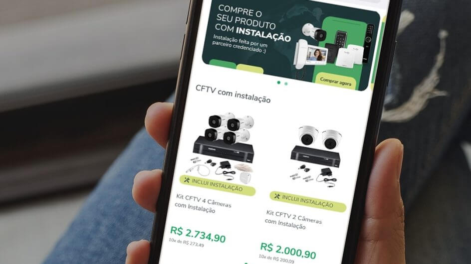 aplicativo compras intelbras