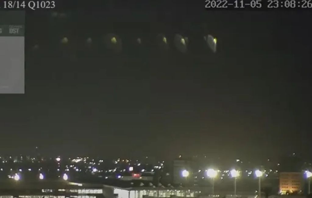 luzes no céu