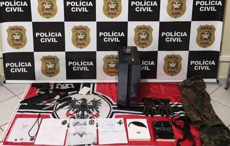 Operação da PC/SC prendeu quatro estudantes da UFSC por pertenceram a uma célula nazista