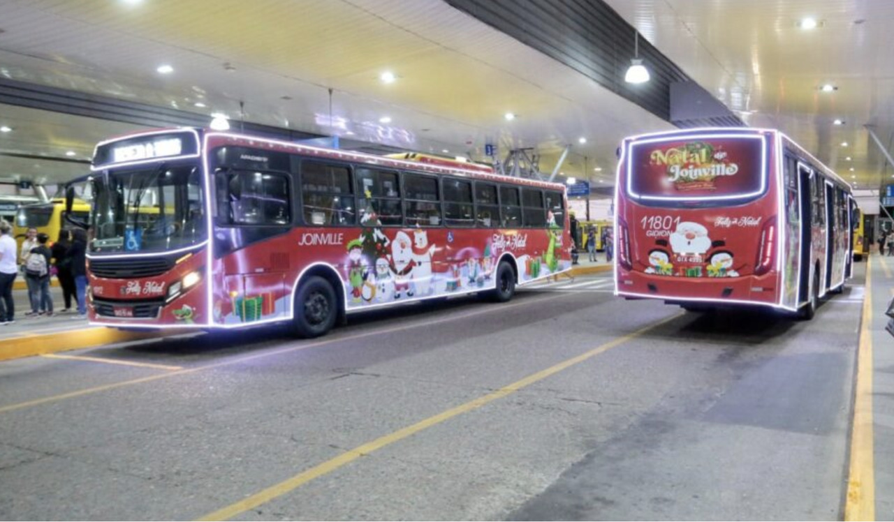Joinville terá quatro ônibus circulares temáticos do Natal