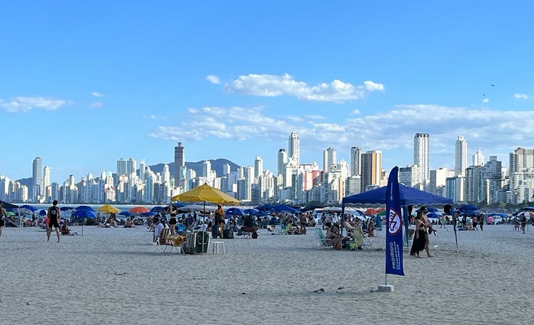 Praia Central de Balneário Camboriú