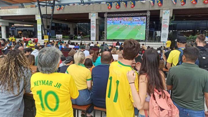 telao aeroporto copa