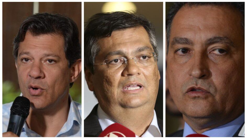 Fernando Haddad, Flávio Dino e Rui Costa foram os primeiros ministros anunciados