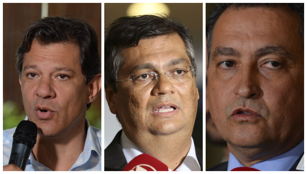 Fernando Haddad, Flávio Dino e Rui Costa foram os primeiros ministros anunciados