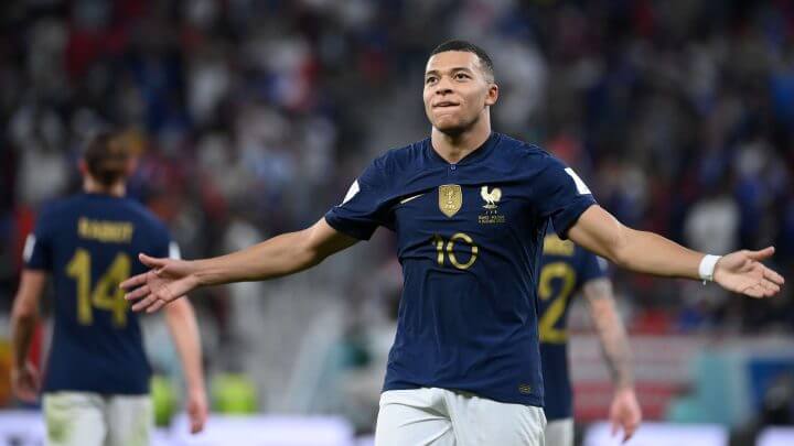 Mbappé é o artilheiro da Copa até o momento