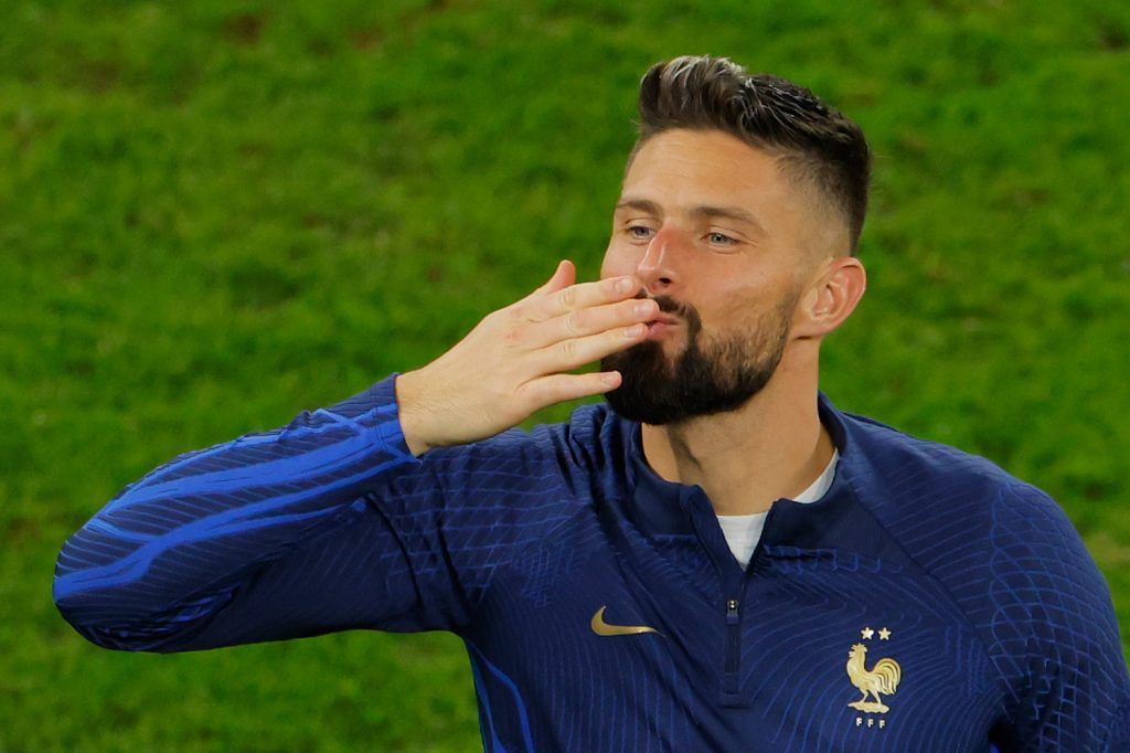 Giroud alcança marca na seleção da França
