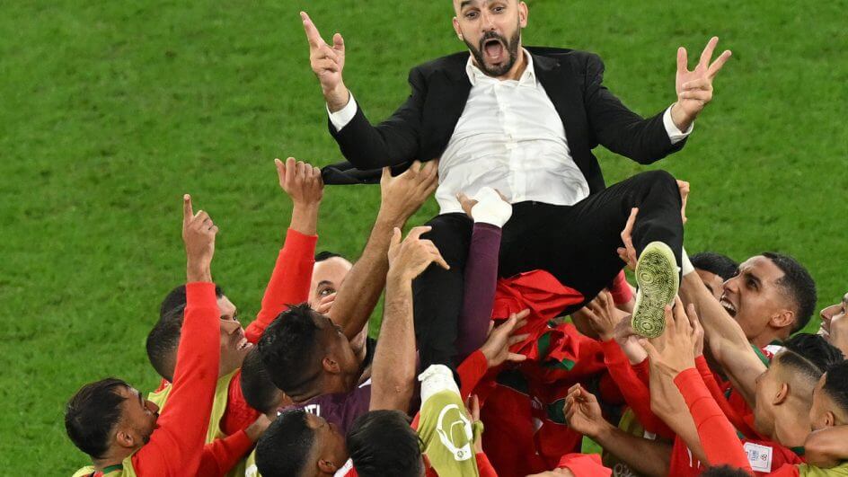 Walid Regragui comanda o Marrocos na Copa do Mundo