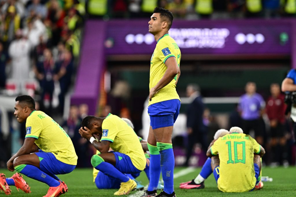 Casemiro fala sobre eliminação do Brasil na Copa (Foto: Gabriel Bouys/AFP)