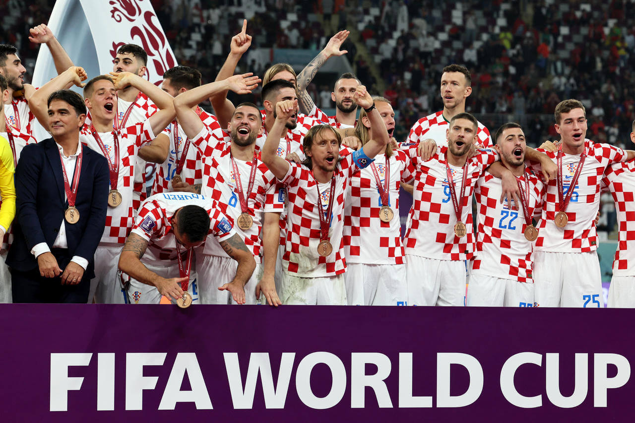 A Croácia é terceiro lugar na Copa o Catar (Foto: Jack Guez/AFP)
