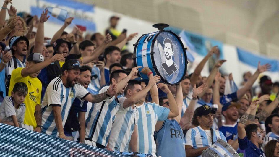 torcida da Argentina dá show nos jogos da Copa do Catar