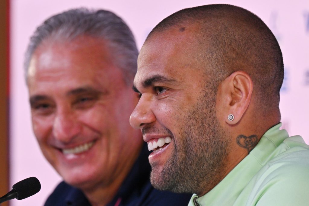 Daniel Alves e Tite