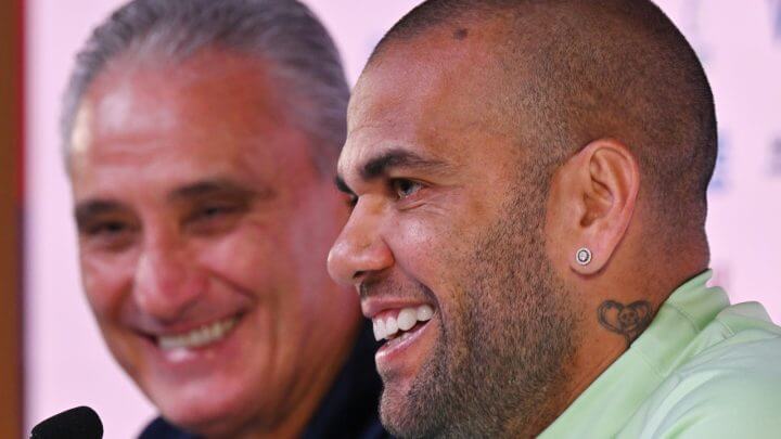 Daniel Alves e Tite