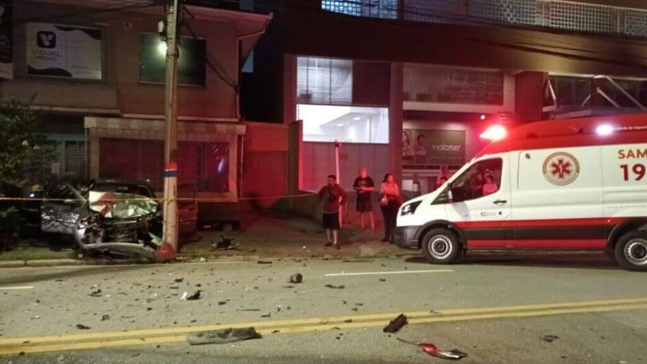 Acidente na Av. Rio Branco