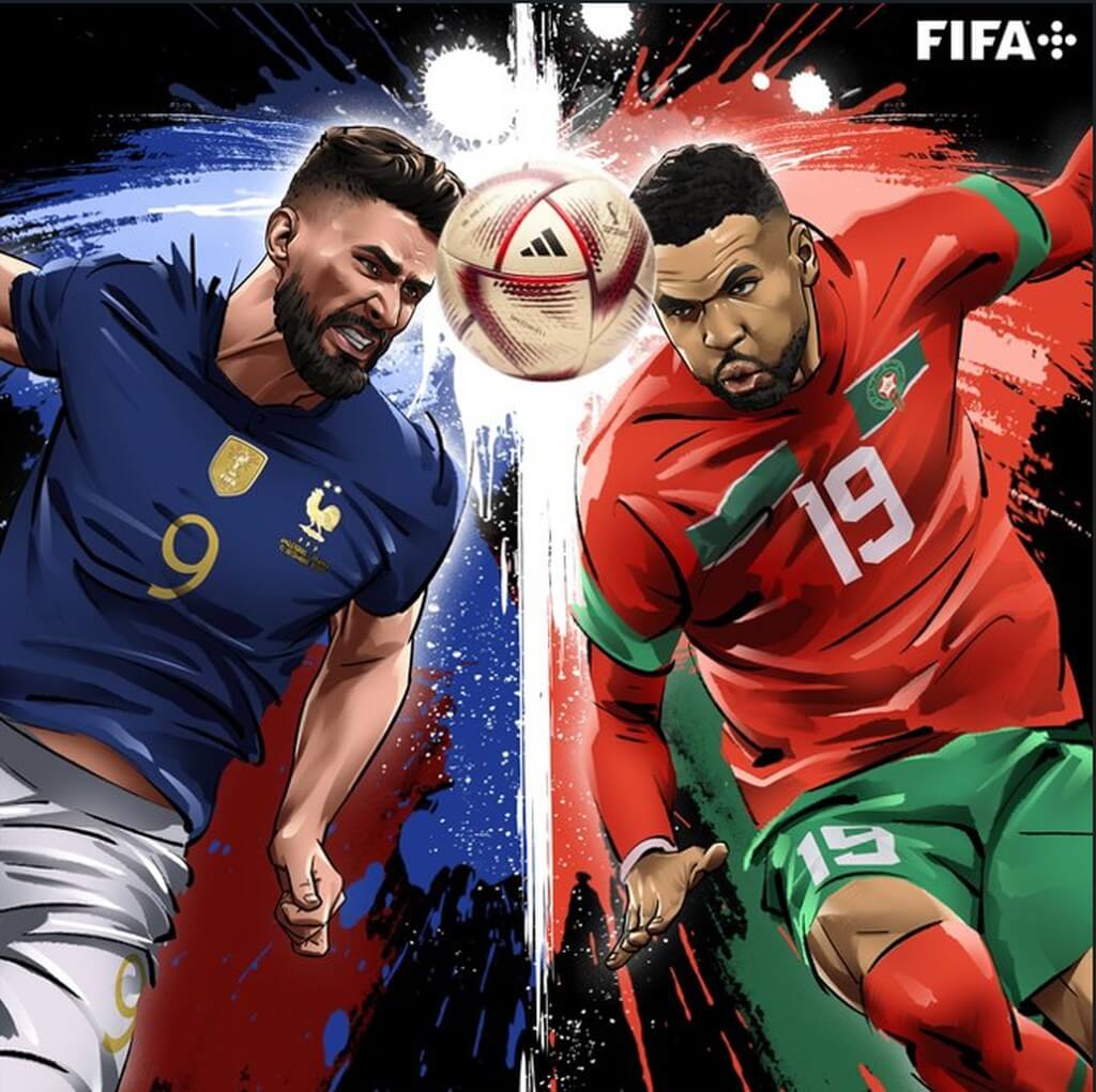 França e Marrocos se enfrentam nesta quarta pela segunda vaga na final da Copa do Catar