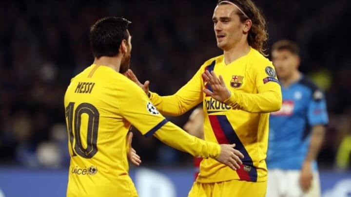 Griezmann e Messi