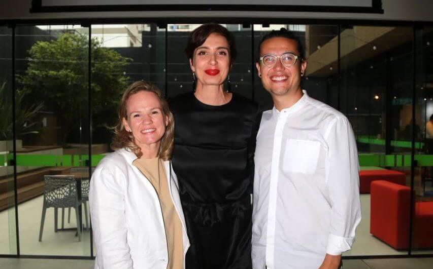 Juliana Castro, Patricia Costa e Rodrigo Ohtake.