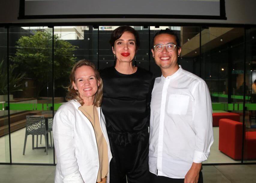 Juliana Castro, Patricia Costa e Rodrigo Ohtake.