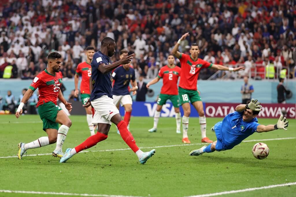Muani define a vitória francesa na semifinal da Copa do Mundo contra Marrocos