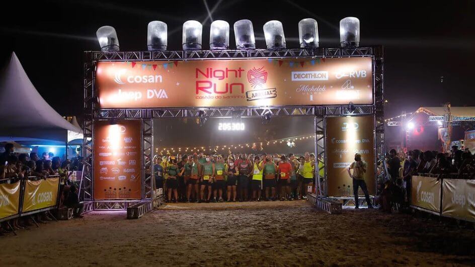 Maior corrida noturna do Sul do Brasil, a Night Run Costão do Santinho será no dia 11 de fevereiro.