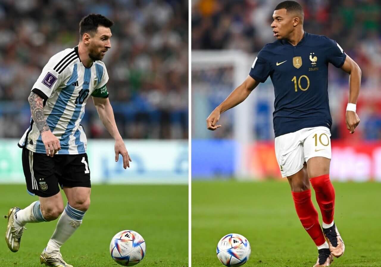 Messi e Mbappé se enfrentam na final da Copa do Catar