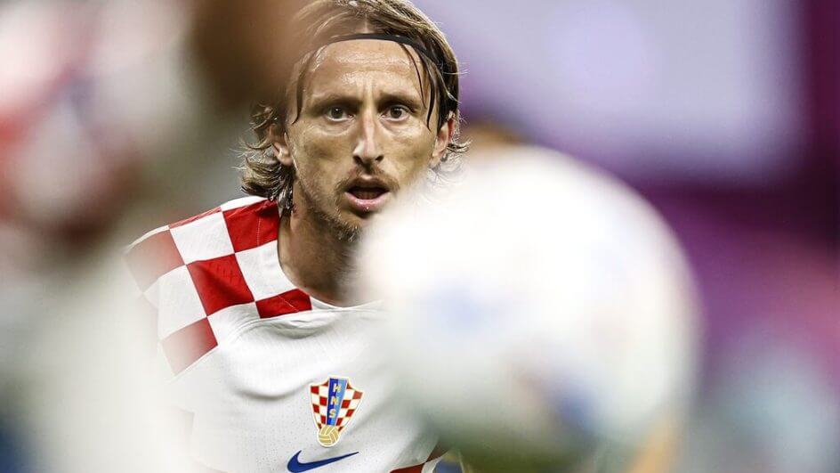 Modric é o comandante do meio de campo da Croácia