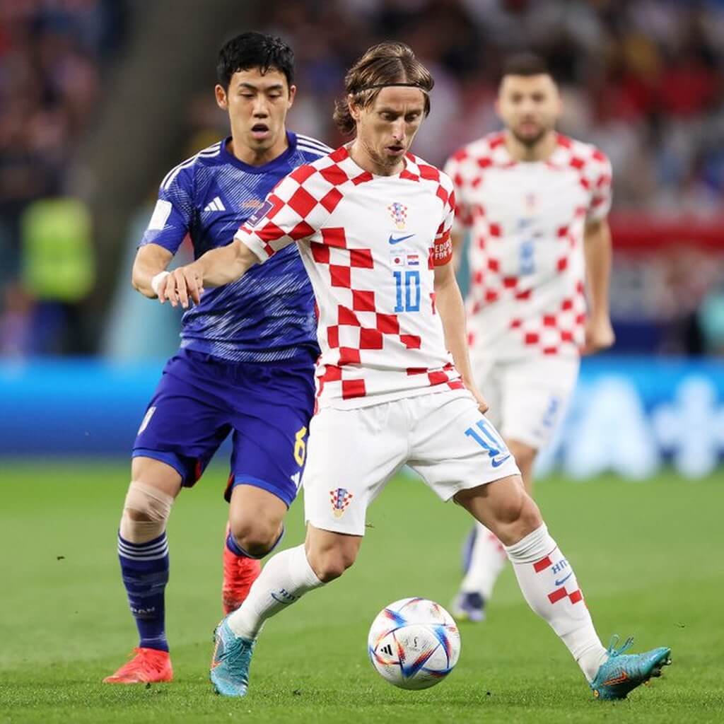 Modric é o craque da seleção da Croácia na Copa