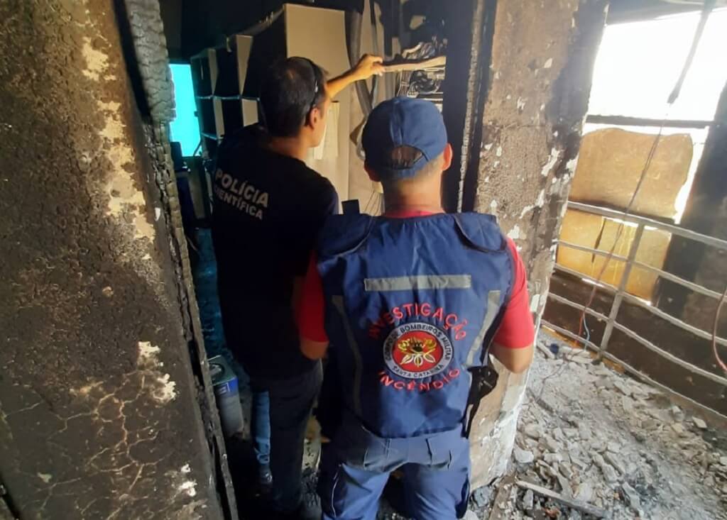 PERICIA HOTEL INCENDIO SAO FRANCISCO DO SUL