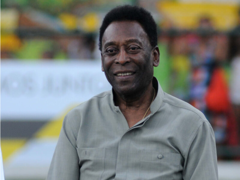 Fotografia do ex-jogador brasileiro Pelé