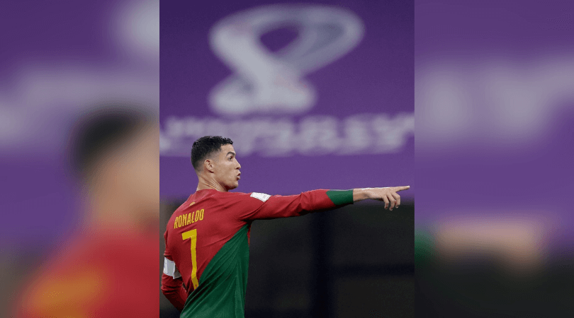 Cristiano Ronaldo em jogo contra Suíça