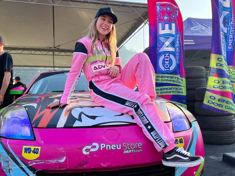 Valentina estreia no Festival de Drift em Balneário Camboriú.