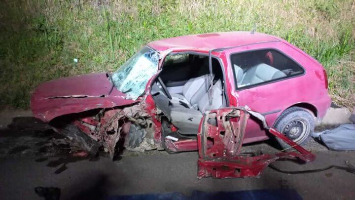 Acidente em Bom Retiro na BR-282 (Corpo de Bombeiros Militar de Santa Catarina, divulgação)