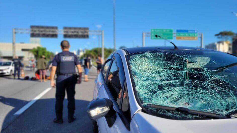 Trânsito ficou complicado na região durante o atendimento