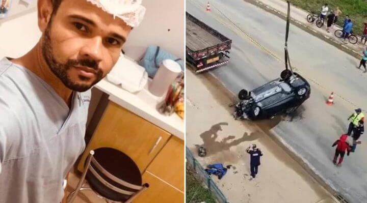 Enfermeiro do acidente em Brusque