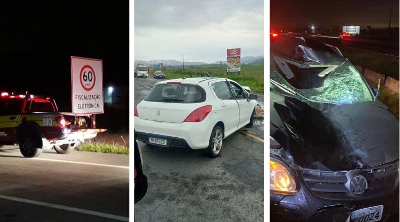 Acidentes ocorreram em Gaspar e Ilhota