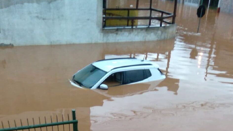 alagamento em camboriú