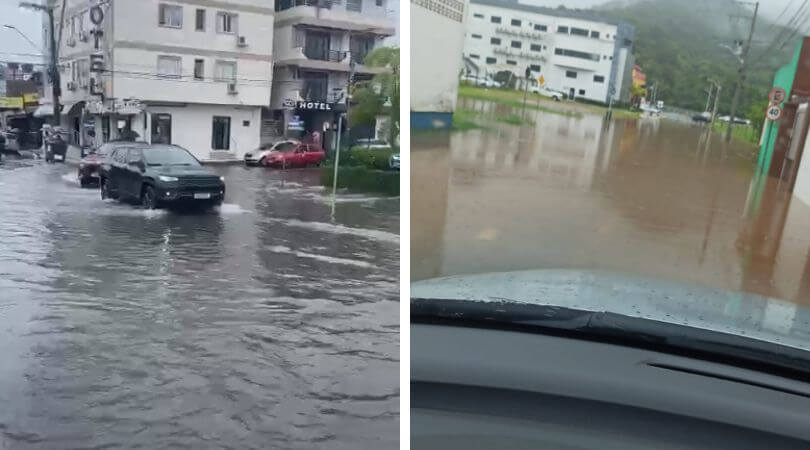 Defesa Civil de Balneário Camboriú alerta para chuva persistente até quarta