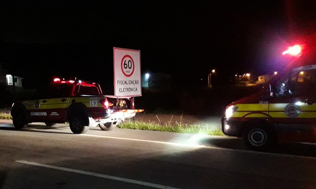 atropelamento em gaspar