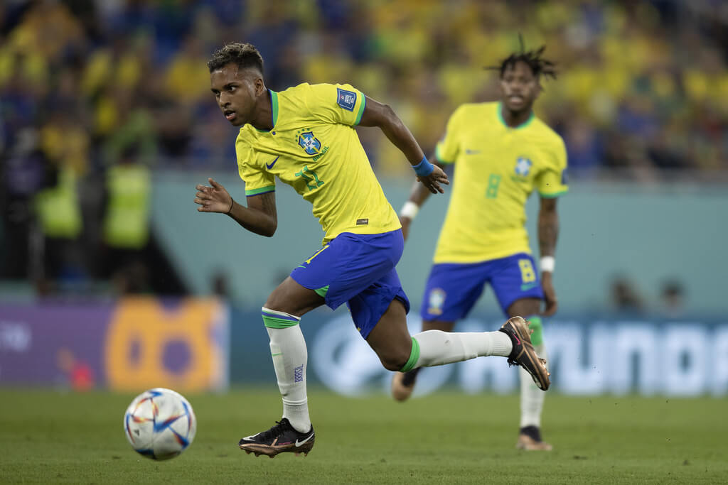 Rodrygo será titular do time contra Camarões