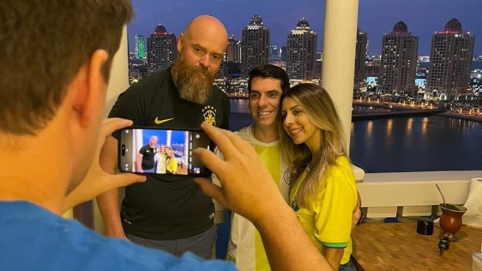 Almoço com catarinenses em Doha